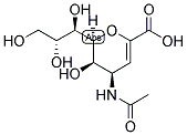 4-ACETYLAMINO-2,6-ANHYDRO-3,4-DIDEOXY-D-GLYCERO-D-GALACTO-NON-2-ENOIC ACID Struktur