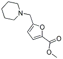 METHYL 5-(1-PIPERIDINYLMETHYL)-2-FUROATE Struktur