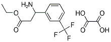 3-AMINO-3-(3-TRIFLUOROMETHYL-PHENYL)-PROPIONIC ACID ETHYL ESTER C2H2O4 Struktur