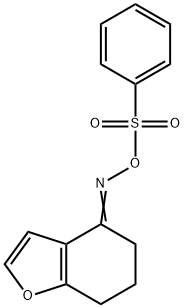 4-([(PHENYLSULFONYL)OXY]IMINO)-6,7-DIHYDRO-1-BENZOFURAN Struktur