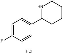 2-(4-FLUOROPHENYL)PIPERIDINE HYDROCHLORIDE Struktur