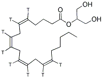 2-ARACHIDONYL GLYCEROL [ARACHIDONYL 5,6,8,9,11,12,14,15-3H(N)] Struktur