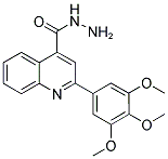 2-(3,4,5-TRIMETHOXY-PHENYL)-QUINOLINE-4-CARBOXYLIC ACID HYDRAZIDE Struktur