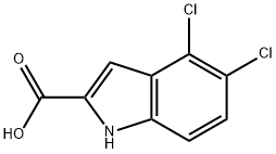 4,5-DICHLORO-1H-INDOLE-2-CARBOXYLIC ACID Struktur