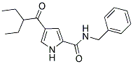 N-BENZYL-4-(2-ETHYLBUTANOYL)-1H-PYRROLE-2-CARBOXAMIDE Struktur