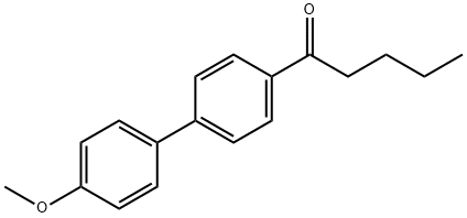 1-(4'-METHOXY[1,1'-BIPHENYL]-4-YL)PENTAN-1-ONE Struktur