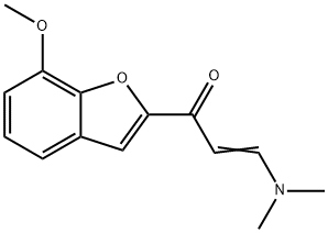 3-DIMETHYLAMINO-1-(7-METHOXY-BENZOFURAN-2-YL)-PROPENONE Struktur