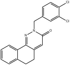 2-(3,4-DICHLOROBENZYL)-5,6-DIHYDROBENZO[H]CINNOLIN-3(2H)-ONE Struktur