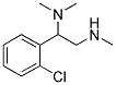 [1-(2-CHLOROPHENYL)-2-(METHYLAMINO)ETHYL]DIMETHYLAMINE Struktur