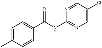 N-(5-CHLORO-2-PYRIMIDINYL)-4-METHYLBENZENECARBOXAMIDE Struktur