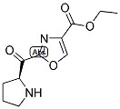 ETHYL 2-(L-PROLINO)-1,3-OXAZOLE-4-CARBOXYLATE Struktur