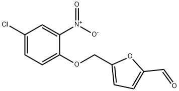 5-(4-CHLORO-2-NITRO-PHENOXYMETHYL)-FURAN-2-CARBALDEHYDE Struktur