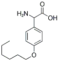 (+/-)-4-HEXYLOXYPHENYLGLYCINE Struktur