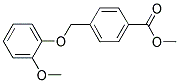 4-(2-METHOXY-PHENOXYMETHYL)-BENZOIC ACID METHYL ESTER Struktur