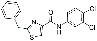 2-BENZYL-N-(3,4-DICHLOROPHENYL)-1,3-THIAZOLE-4-CARBOXAMIDE Struktur