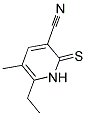 6-ETHYL-5-METHYL-2-THIOXO-1,2-DIHYDROPYRIDINE-3-CARBONITRILE Struktur