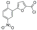 5-(2-CHLORO-5-NITRO-PHENYL)-FURAN-2-CARBONYL CHLORIDE Struktur