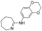 (2,3-DIHYDRO-BENZO[1,4]DIOXIN-6-YL)-(4,5,6,7-TETRAHYDRO-3H-AZEPIN-2-YL)-AMINE Struktur