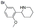 2-(5-BROMO-2-METHOXYPHENYL)PIPERIDINE Struktur