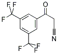 3,5-BIS(TRIFLUOROMETHYL)BENZOYLACETONITRILE Struktur