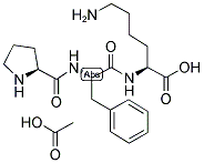 H-PRO-PHE-LYS-OH ACETATE SALT Struktur