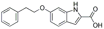 6-(2-PHENYLETHOXY)-1H-INDOLE-2-CARBOXYLIC ACID Struktur