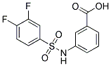 3-(3,4-DIFLUORO-BENZENESULFONYLAMINO)-BENZOIC ACID Struktur