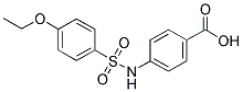 4-(4-ETHOXY-BENZENESULFONYLAMINO)-BENZOIC ACID Struktur