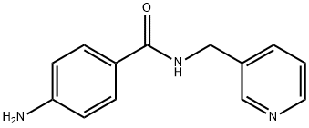 4-AMINO-N-PYRIDIN-3-YLMETHYL-BENZAMIDE Struktur