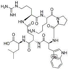 (LYS9,TRP11,GLU12)-NEUROTENSIN (8-13) (CYCLIC ANALOG) Struktur