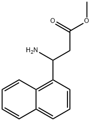 3-AMINO-3-NAPHTHALEN-1-YL-PROPIONIC ACID METHYL ESTER Struktur