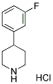 4-(3-FLUOROPHENYL)-PIPERIDINE HYDROCHLORIDE Struktur