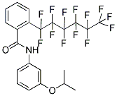 N-(3-ISOPROPOXYPHENYL)-2-(1,1,2,2,3,3,4,4,5,5,6,6,6-TRIDECAFLUOROHEXYL)BENZAMIDE Struktur