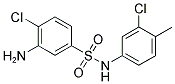 3-AMINO-4-CHLORO-N-(3-CHLORO-4-METHYL-PHENYL)-BENZENESULFONAMIDE Struktur