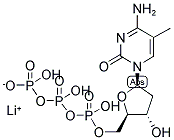 5-METHYL-2'-DEOXYCYTIDINE-5'-TRIPHOSPHATE LITHIUM SALT Struktur