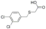 [(3,4-DICHLOROBENZYL)THIO]ACETIC ACID Struktur