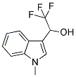 2,2,2-TRIFLUORO-1-(1-METHYL-1H-INDOL-3-YL)-1-ETHANOL Struktur