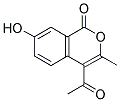 4-ACETYL-7-HYDROXY-3-METHYL-1H-ISOCHROMEN-1-ONE Struktur