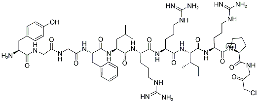 DYNORPHIN A (1-10)-GLY-CHLOROMETHYLKETONE, 189002-98-0, 結(jié)構(gòu)式