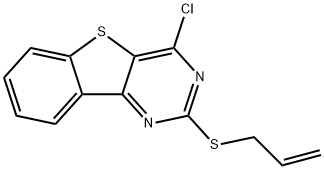 2-(ALLYLSULFANYL)-4-CHLORO[1]BENZOTHIENO[3,2-D]PYRIMIDINE Struktur