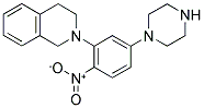 2-(2-NITRO-5-PIPERAZIN-1-YLPHENYL)-1,2,3,4-TETRAHYDROISOQUINOLINE Struktur