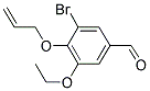 4-(ALLYLOXY)-3-BROMO-5-ETHOXYBENZALDEHYDE Struktur