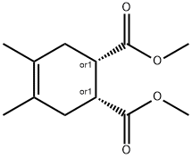 DIMETHYL (1R,2S)-4,5-DIMETHYL-4-CYCLOHEXENE-1,2-DICARBOXYLATE Struktur