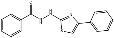 N'-(4-PHENYL-1,3-THIAZOL-2-YL)BENZENECARBOHYDRAZIDE Struktur