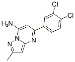 5-(3,4-DICHLOROPHENYL)-2-METHYLPYRAZOLO[1,5-A]PYRIMIDIN-7-AMINE Struktur