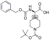 (R)-N-A-CBZ-(4-N-BOC-PIPERIDINYL) GLYCINE Struktur