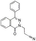 3-(1-OXO-4-PHENYLPHTHALAZIN-2(1H)-YL)PROPANENITRILE Struktur