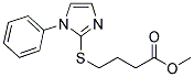 METHYL 4-[(1-PHENYL-1H-IMIDAZOL-2-YL)SULFANYL]BUTANOATE Struktur