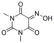 1,3-DIMETHYLPYRIMIDINE-2,4,5,6(1H,3H)-TETRONE 5-OXIME Struktur