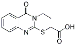 (3-ETHYL-4-OXO-3,4-DIHYDRO-QUINAZOLIN-2-YLSULFANYL)-ACETIC ACID Struktur